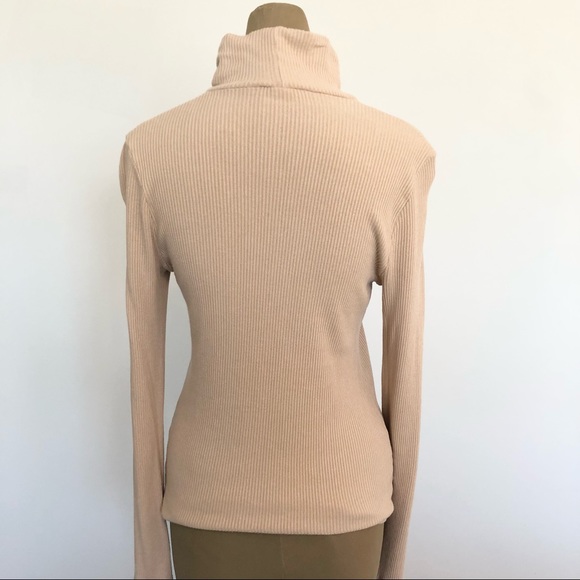 {Lacausa} Ribbed Turtleneck - Picture 3 of 5
